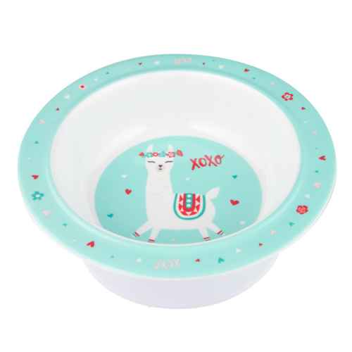 Меламинова купа с вакуумен ринг Canpol, Exotic animals, тюркоаз