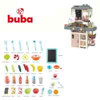 Детска кухня Buba Home Kitchen, 42 части, сива-XR0PC.jpeg