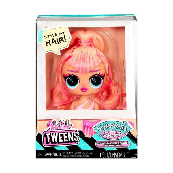 Глава за стилизиране L.O.L. Surprise - Tweens Swap, розово/оранжева коса и розов гребен-XbMrN.jpeg