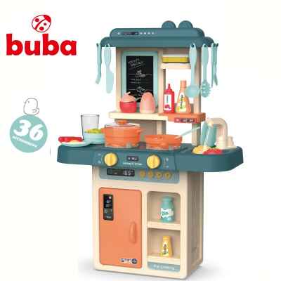 Детска кухня Buba Home Kitchen, 36 части, син