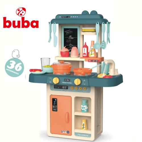Детска кухня Buba Home Kitchen, 36 части, син