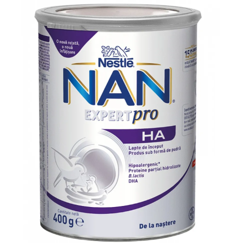 Хипоалергенно мляко Nestle NAN HA Expert Pro, 0м+ 400 гр.