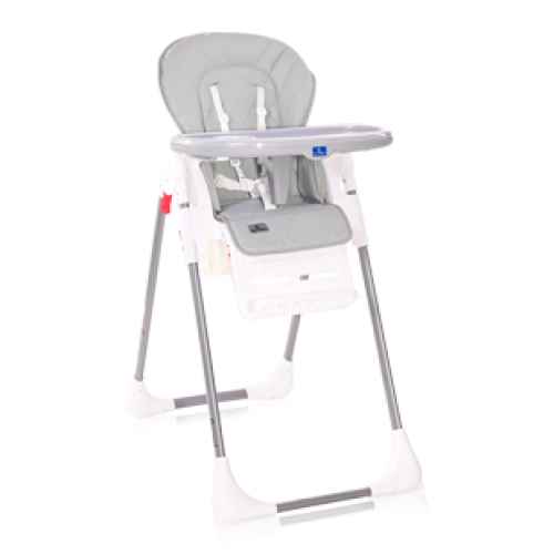 Столче за хранене Lorelli Cryspi, Cool grey leather