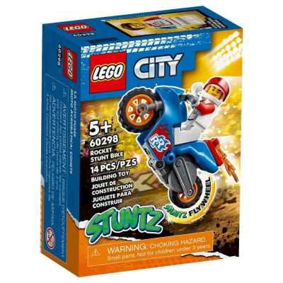 Конструктор LEGO City Stuntz Каскадьорски мотоциклет ракета
