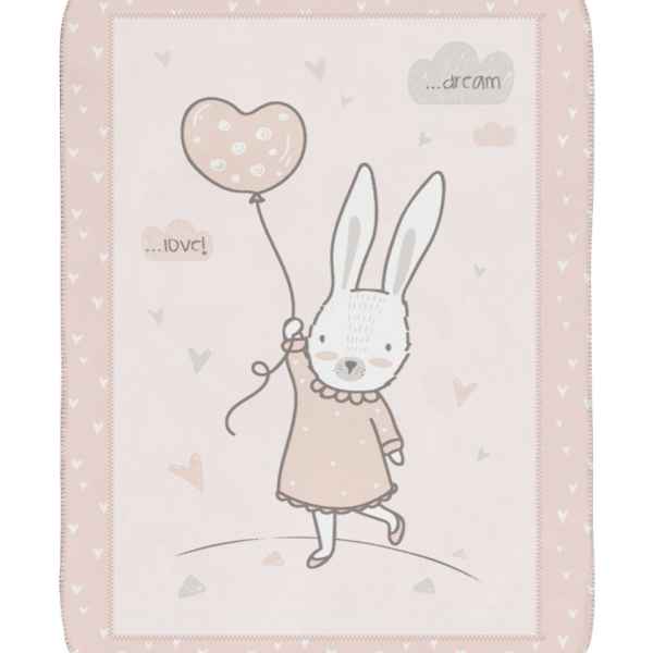 Супер меко бебешко одеяло Kikka Boo Rabbits in Love, 110/140 см-Y8ed9.jpg