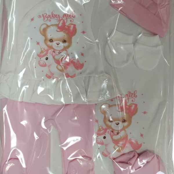 Комплект за изписване Светли, Мече розов/бял-Y9ZSV.jpeg