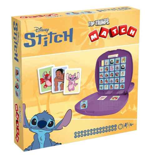 Настолна игра Winning Moves, Top Trumps Match, Stitch
