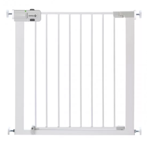 Универсална метална предпазна преграда за врати и стълби Safety 1st, бяла
