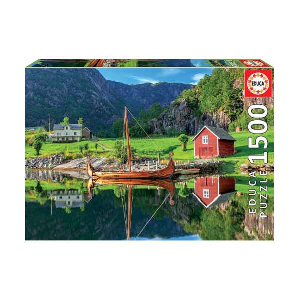 Пъзел Educa, Викингски кораб, 1500 части-YNu2V.jpeg
