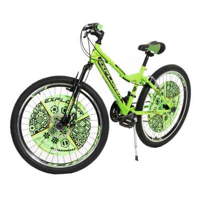 Велосипед Venera Bikes explorer magnito  24, зелено с черно