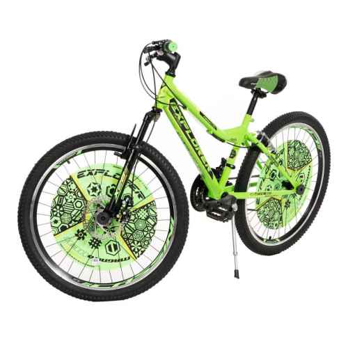 Велосипед Venera Bikes explorer magnito  24, зелено с черно