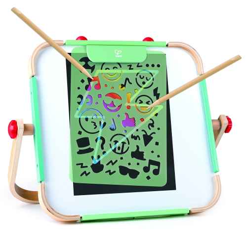 Творчески комплект Hape, Изкуство с драскулки, 8 части