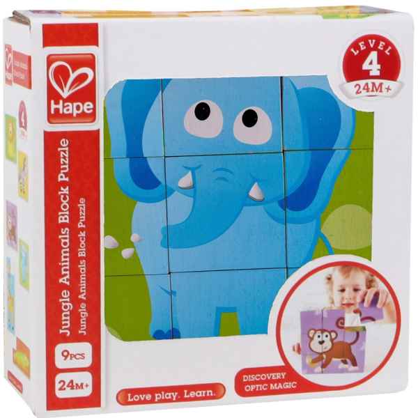 Дървен пъзел с кубчета Hape, Джунгла, 9 части-YjnbI.jpeg