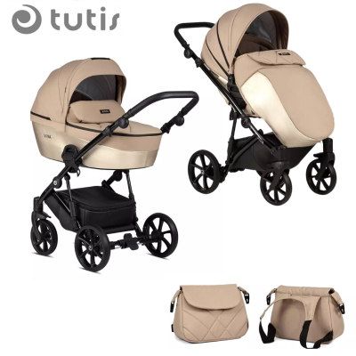Комбинирана бебешка количка 2в1 Tutis Viva 4 Lux, Amber Gold