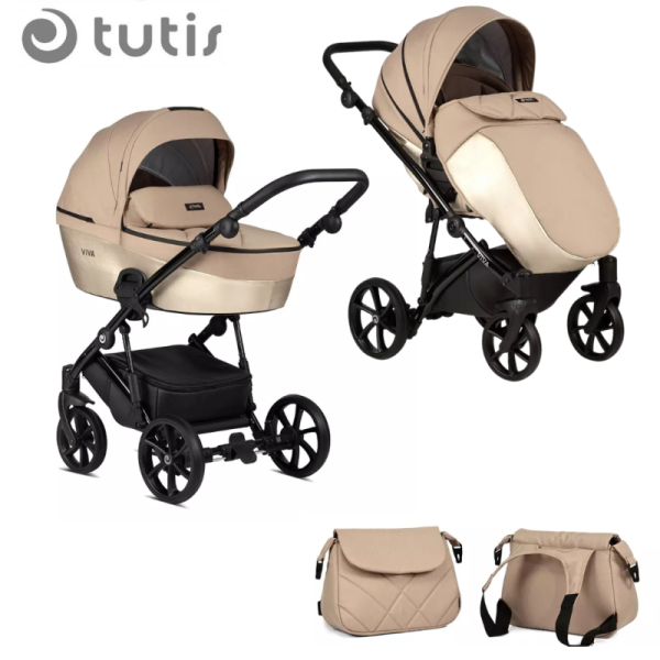 Комбинирана бебешка количка 2в1 Tutis Viva 4 Lux, Amber Gold-YmUsL.png