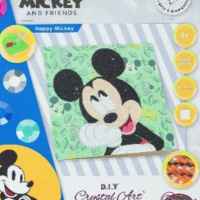 Комплект поздравителна картичка с диамантен живопис Craft Buddy, Мики Маус-Yu6Vv.jpeg