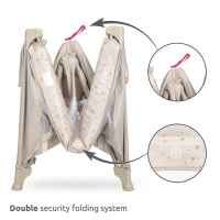 Бебешка кошара 1 ниво Lorelli Carina, Beige Stars-ZAh2b.jpeg