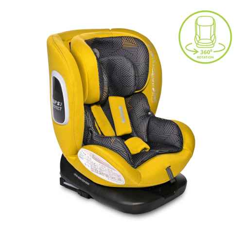 Столче за кола Lorelli Phoenix i-Size ISOFIX 360, Lemon Curry