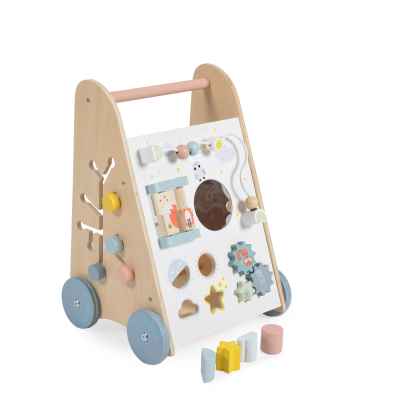 Дървена играчка за прохождане Moni Toys