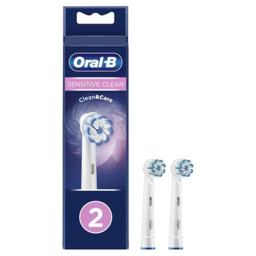 Накрайник за електрическа четка за зъби Oral-B Sensitive Clean EB 60-2, 2 бр.