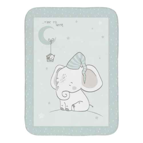 Супер меко бебешко одеяло Kikka Boo, Elephant Time 80/110 см