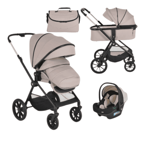 Комбинирана бебешка количка 3в1 Cangaroo Joker, Sand
