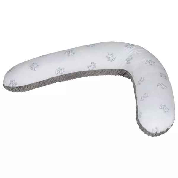 Възглавница за кърмене Bubaba, Сиво-бяла със слончета-ZWlv8.jpeg