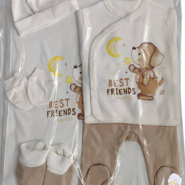 Комплект за изписване Светли, Куче кафяв/бял-ZbkA4.png