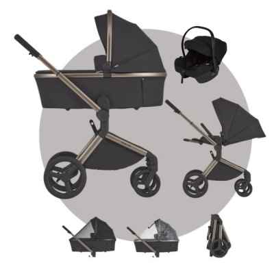 Комбинирана бебешка количка 3в1 Anex Flo, Solo