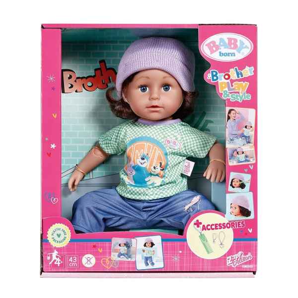 BABY Born, Кукла братче и аксесоари Brother Style&Play, 43 см-Zk7eQ.jpeg