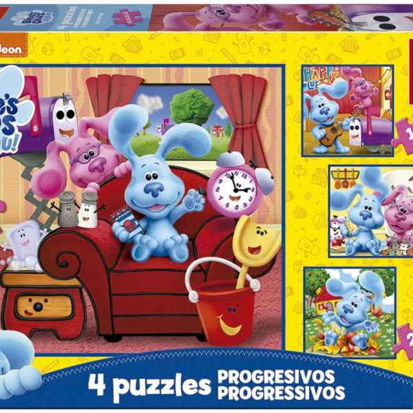 Пъзел 4 в 1 Educa, Blue′s Clues, 12/16/20/25 части-ZnItM.jpeg