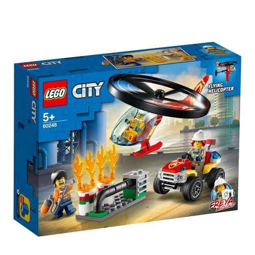 Конструктор LEGO City Реакция с пожарен хеликоптер