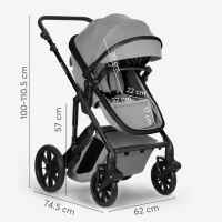 Комбинирана бебешка количка 3в1 Kikka Boo Darling, Black 2024-ZoGJ0.jpeg