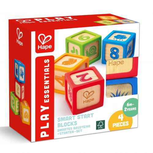 Образователни кубчета Hape, 4 броя