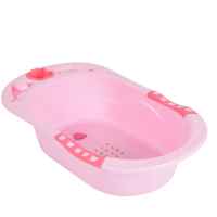 Бебешка вана с подложка Cangaroo Larissa 89 см, розова-Zr2u9.jpg