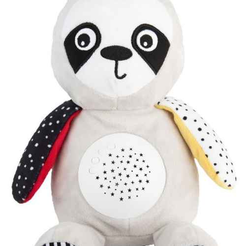 Мека музикална играчка с лампа Canpol, ленивец