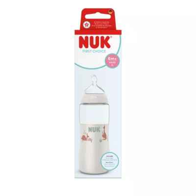 Шише Nuk First Choice РР Temperature control 360мл. силикон 6-18мес., р-р XL, Кенгуру