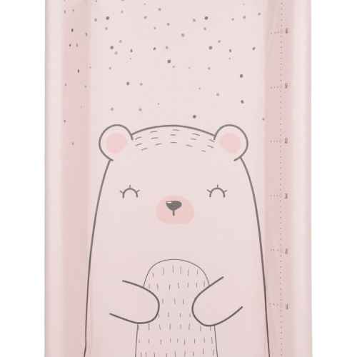 Твърда PVC подложка за повиване Kikka Boo Bear with me Pink, 80х50см