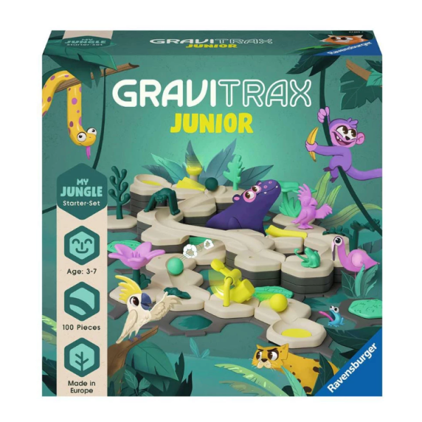 Настолна игра Ravensburger GraviTrax Junior, Стартов комплект: Start L Джунгла-aFQG4.png