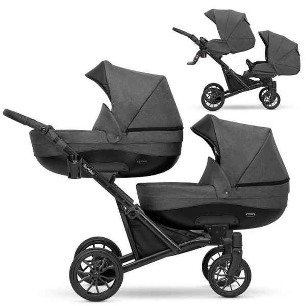 Бебешка количка за близнаци 2в1 Kunert Booster, графит-aPgBa.jpeg