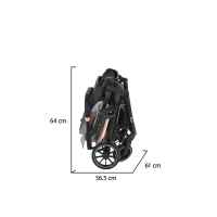 Лятна бебешка количка Moni Bingo, Steel-aQbsA.jpeg