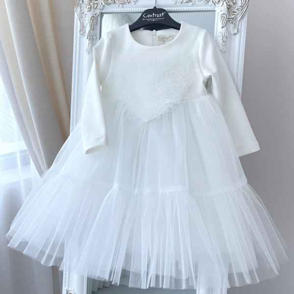 Детска рокля Контраст, бяла-aUheF.jpeg