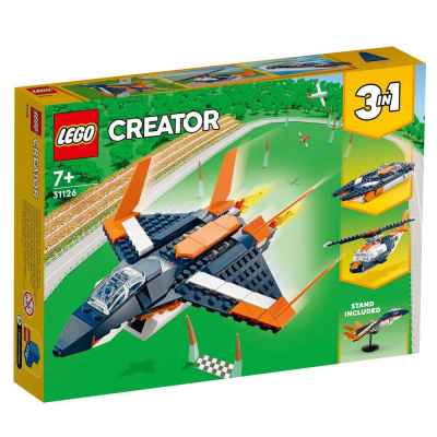 Конструктор LEGO Creator 3in1 Свръхзвуков самолет