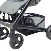 Лятна бебешка количка Mutsy NEXO, черно шаси с черна дръжка и седалка със сенник в цвят Concrete Melange-abGrN.jpeg