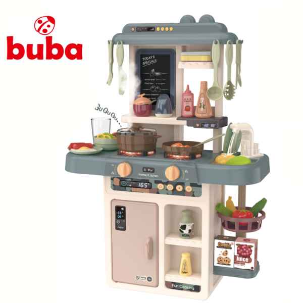 Детска кухня Buba Home Kitchen, 42 части, сива-agUET.jpeg