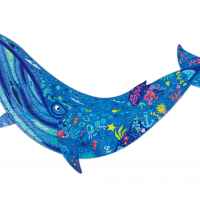 Пъзел за под Hape, Кит, 200 части-ageOD.jpeg