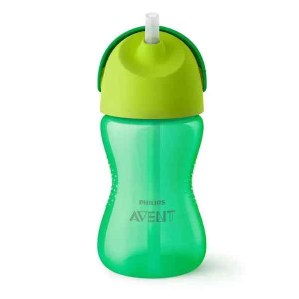 Чаша със сламка AVENT 12m+ с дръжки 300мл, зелена-ajn9P.jpg