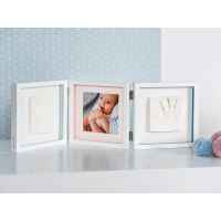 Бяла рамка за отпечатък за ръчичка и краче + снимка BABY ART My Baby Style Essentials-au1Ir.jpg