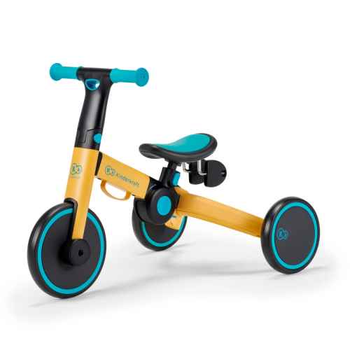 Триколка 3в1 KinderKraft 4TRIKE, жълта