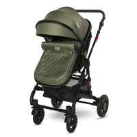 Комбинирана бебешка количка Lorelli Alba Premium, Loden Green + Адаптори-b8Q4M.jpeg
